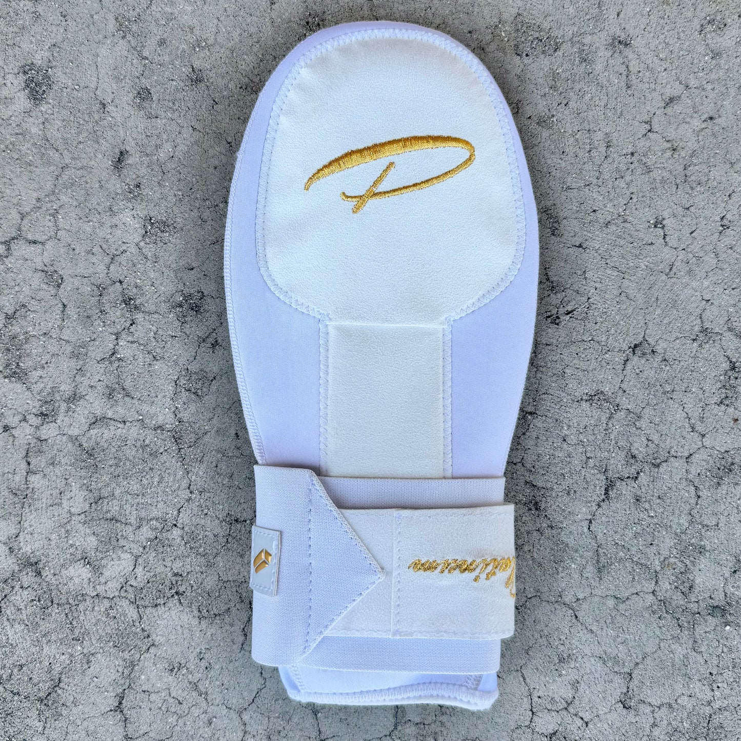 PLTM Pro Sliding Mitt (White/Gold)